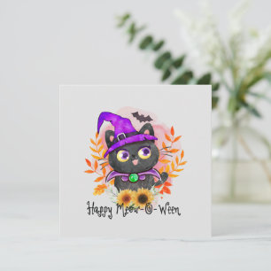 Feliz Miau-o-entre-Negra Bruxa Negra