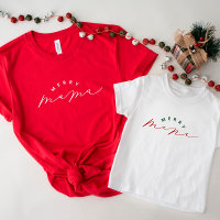 Feliz Mini Escrita Cuta Camisa De Natal Todler