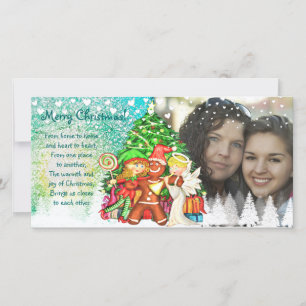 Feliz Natal 100% de cartões com fotos personaliza