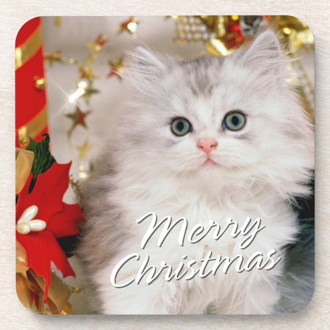 Feliz Natal 19 Porta copos (Frente)