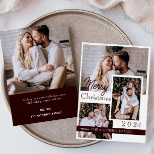 Feliz Natal 2024 - Cartão de Férias Moderno 4