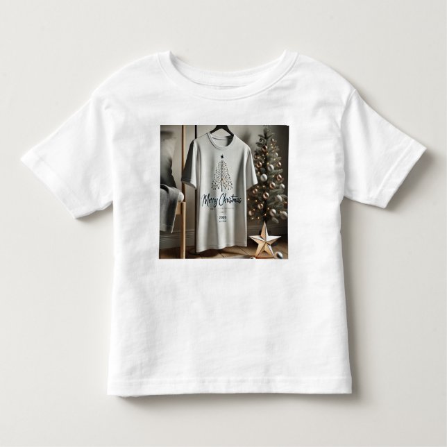 Feliz Natal 2024 - Design da Camisa de T (Frente)