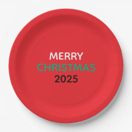 FELIZ NATAL 2025 PRATOS DE PAPEL