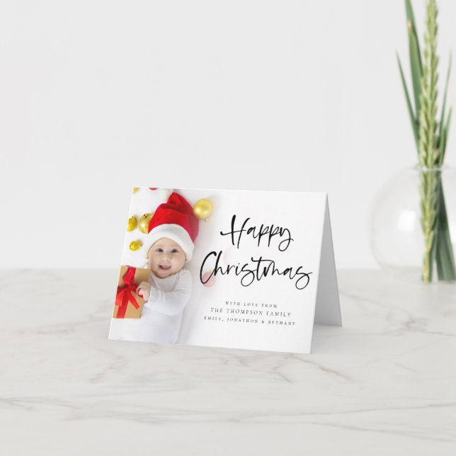 Feliz Natal 6 Cartão de Férias (Frente)