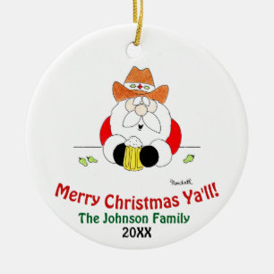 Feliz Natal a Todos Enfeite de Natal do Papai Noel