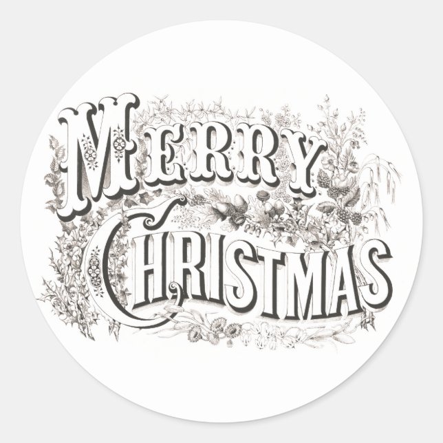 FELIZ NATAL ADESIVO REDONDO COM NOME PERSONALIZADO (Frente)