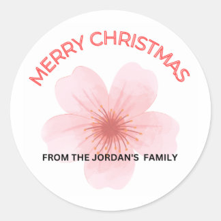 Feliz Natal, adesivos da família Jordan