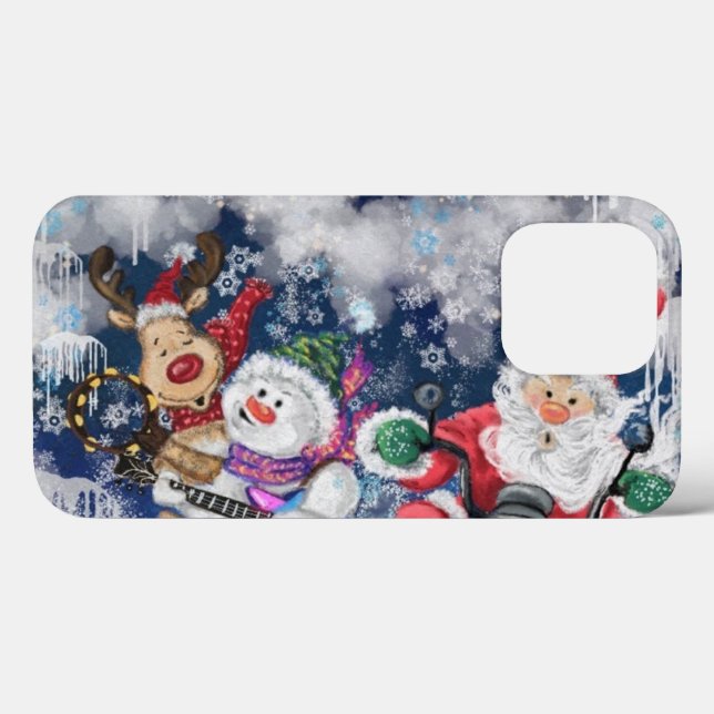 Feliz Natal Amigos Engraçados capas de iphone (Verso (horizontal))