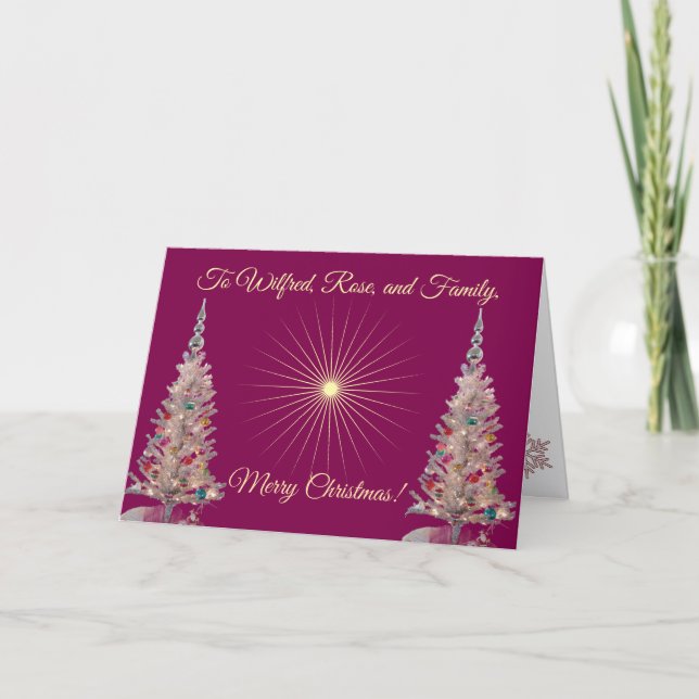 Feliz Natal, Ao Meu Irmão E Família, Cartão (Frente)