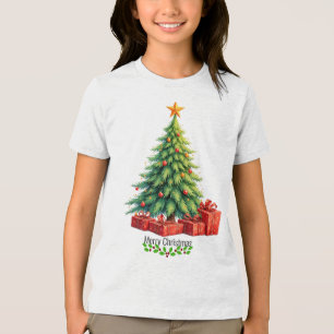 Feliz Natal, árvore decorada,