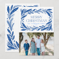 Feliz Natal Blue Wreath