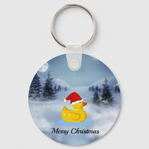 Feliz Natal Borracha Ducky Chaveiro