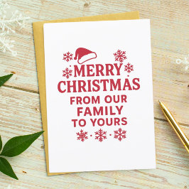 Feliz Natal cartão com fotos branco-moderno