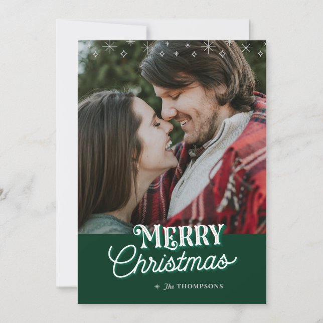 Feliz Natal / Cartão com fotos Feliz ano novo (Frente)