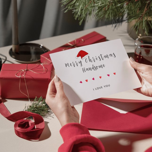 Feliz Natal - cartão com fotos Marido Bonito (Criador carregado)