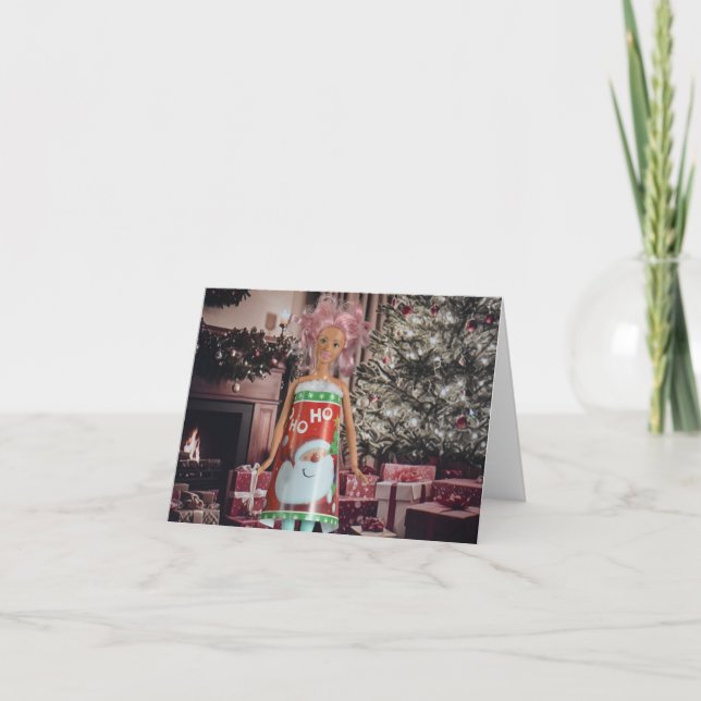 Feliz Natal. Cartão de Natal de vazio (Frente)