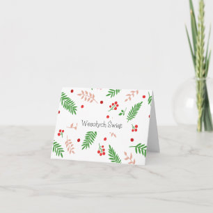 Feliz Natal, Cartão de Natal Polonês