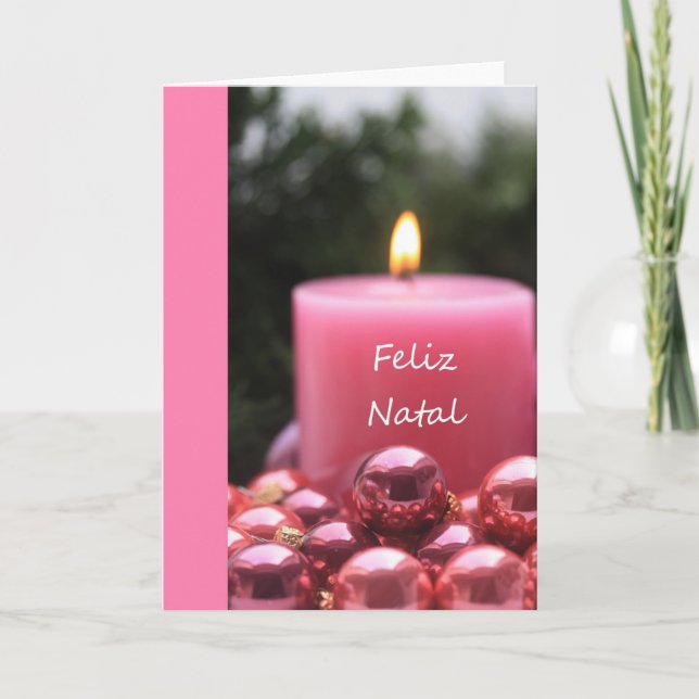 Feliz Natal, cartão de Natal português (Frente)