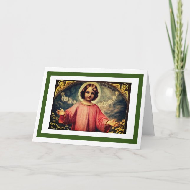 FELIZ NATAL CARTÃO DE NATAL VINTAGE (Frente)