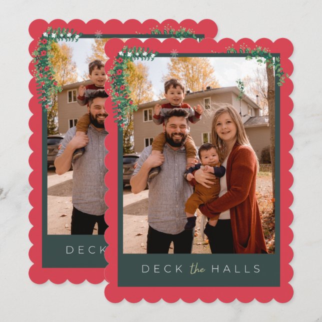 Feliz Natal - Cartão de Saudação aos Halls (Frente/Verso)