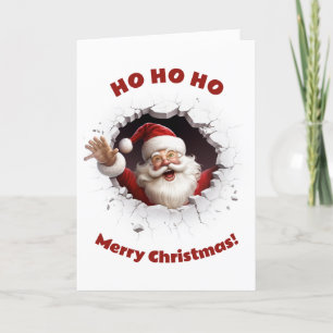 Feliz Natal - Cartão de Saudação Dobrado