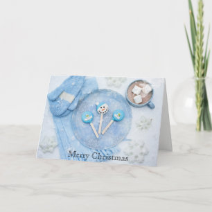 Feliz Natal Cartão de Saudação Solstício de invern