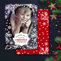 Feliz Natal. Cartões com fotos Planas de Feriado P