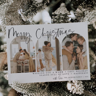 Feliz Natal Cartões de natal de Fotografias do Arc
