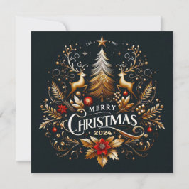 Feliz Natal Cartões de Saudação Magnética Design