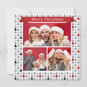 Feliz Natal Chic Modern Tree Pattern 3 Foto