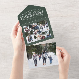Feliz Natal, colagem de fotos triplo