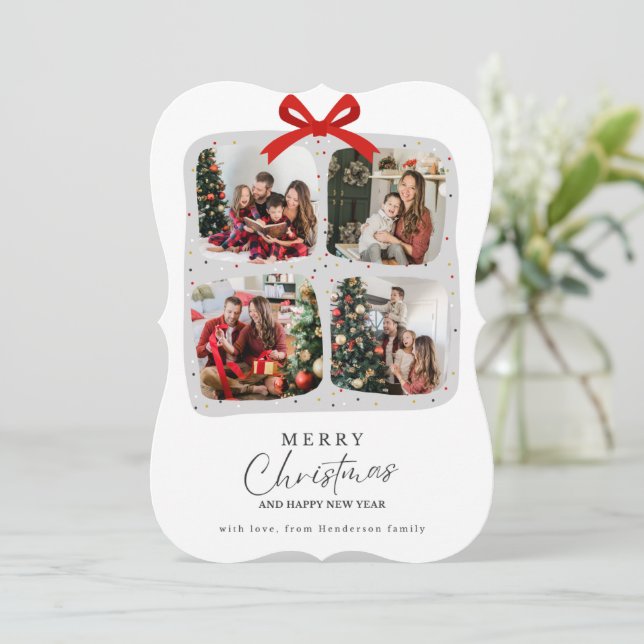 Feliz Natal com amor da família Henderson (Em pé/Frente)