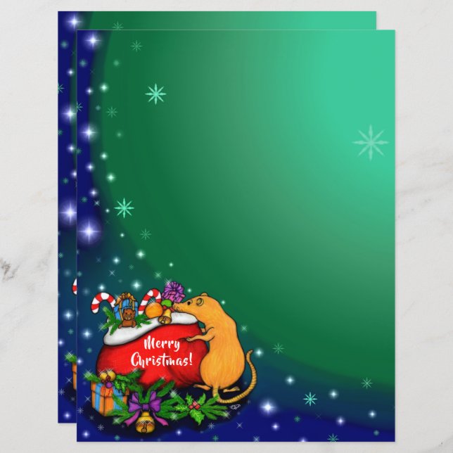 Feliz Natal com Rat Prince (Frente/Verso)