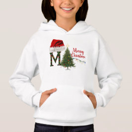 Feliz Natal Crianças Pullover Hoodie - Festivo