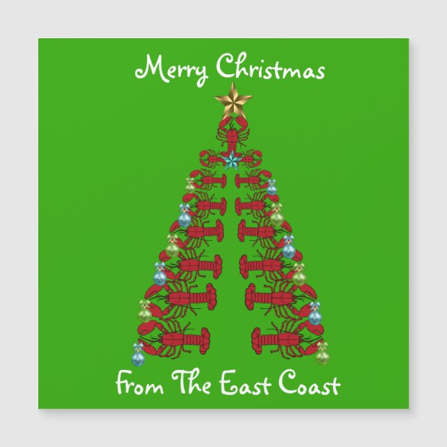Feliz Natal da lagosta Oriental (Frente)