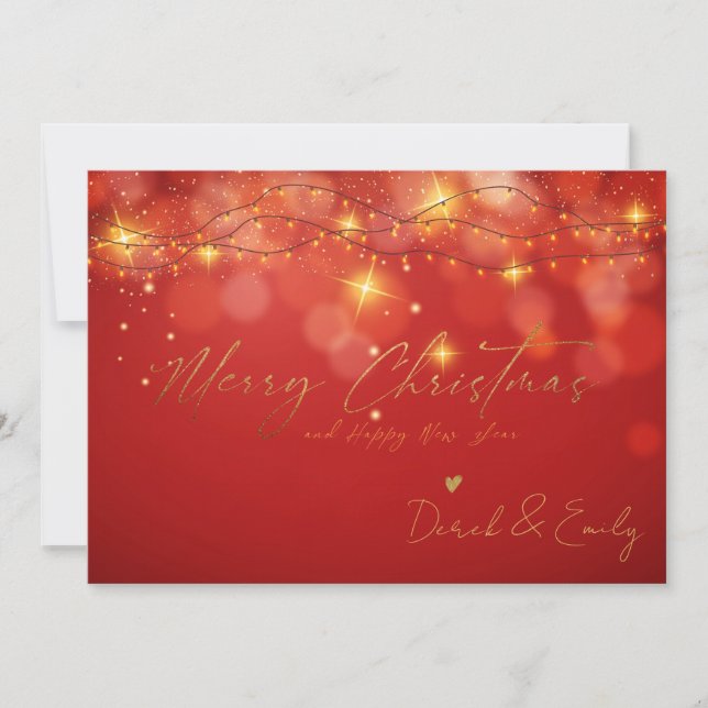 Feliz Natal de Ano Novo Feriado de Natal (Frente)