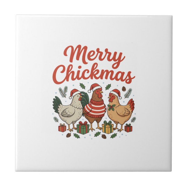 Feliz Natal de Frango Chickmas (Frente)