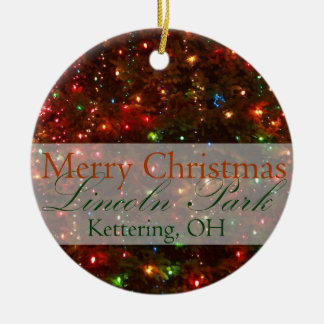Feliz Natal de Kettering, ornamento de Ohio 2015