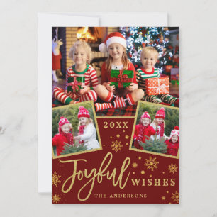Feliz Natal Desejo 3 Cartões de natal FOTO