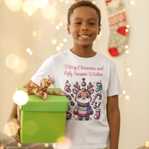 Feliz Natal & Desejos de Suéter Feio para Rena