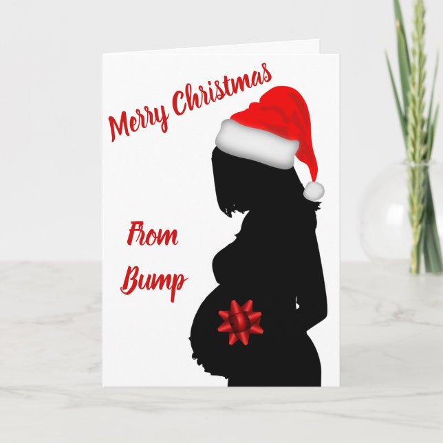 Feliz Natal do cartão de barriga (Frente)