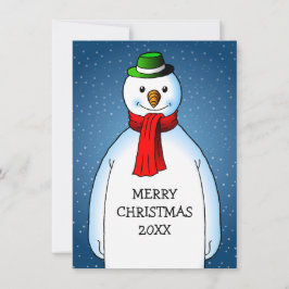 Feliz Natal do Feliz Snowman