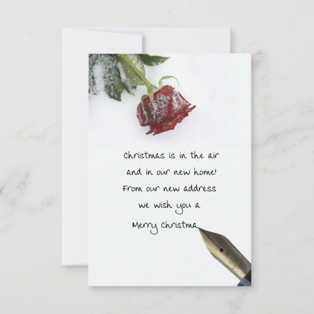 Feliz Natal do novo cartão doméstico (Frente)