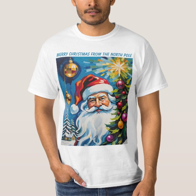 Feliz Natal do Polo Norte Papai Noel (Frente)