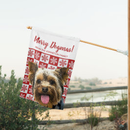 Feliz Natal Dogmas Yorkie Cão Festivo Terrier