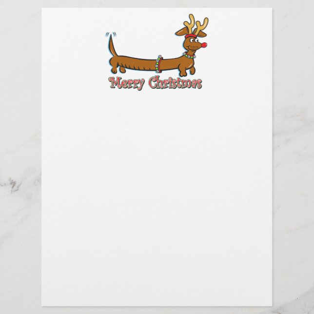 Feliz Natal Doxie (Frente)