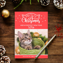 Feliz Natal e cartão com fotos de ano novo