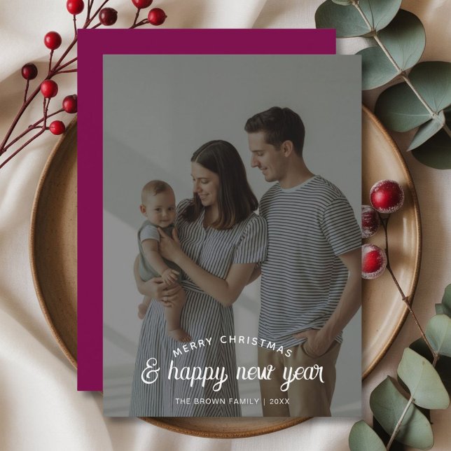 Feliz Natal e Cartão de Férias Quentes do Feliz an (Criador carregado)