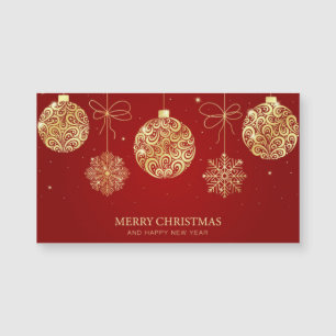 Feliz Natal E Cartão De Saudação De Ano Novo