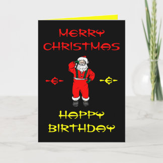 Feliz Natal e Cartões de Aniversário Feliz